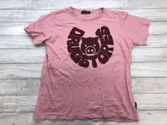 drug store's ドラッグストアーズ ブタ キャラクター ロゴ プリント 半袖 Tシャツ カットソー ピンク F レディース コットン100%のサムネイル