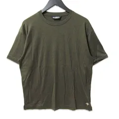 DESCENTE ALLTERRAIN デサントオルテライン ウールポリミックスTシャツ DOMXGA61 半袖Tシャツ 無地 日本製 カーキ M 27114527のサムネイル