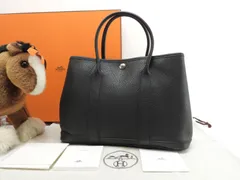 エルメス ガーデンパーティTPM ネゴンダ 黒 ハンドバッグ トートバッグ 美品@□L 8のサムネイル