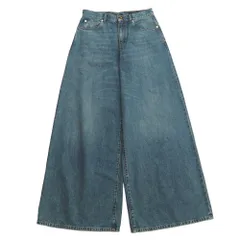 ■未使用品■BALMAIN バルマン デニムパンツ サイズ30 ワイドパンツ ロゴゴールドボタン 20260612/RA9871のサムネイル
