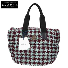 MONCLER　モンクレール　【新品同様】21年製 CARADOC カラドック ラバーロゴ ハウンドトゥース ツイードダウンのサムネイル