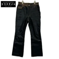 THE FLAT HEAD　ザ フラットヘッド　3007H ブラウン 茶芯 馬革ブーツカットデニムパンツ　33のサムネイル