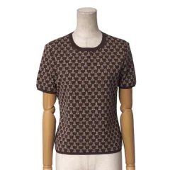 ■美品■LANVIN ランバン ニット サイズ40 総柄 半袖セーター ブランド古着【中古】20260303/RA7848のサムネイル