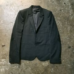 NUMBER(N)INE 06aw クローバーパッチ 1B ジャケット レザーパイピング