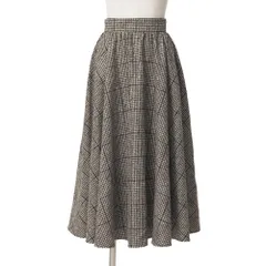 DOLCE&GABBANA ドルチェアンドガッバーナ ロングスカート サイズ36 チェック アルパカ混 フレアスカート ブランド古着【中古】20260216/RA7808のサムネイル