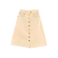 【中古】クロエ Chloe ツイル コットンポリエステル スカート ベージュ【サイズ36】【レディース】のサムネイル