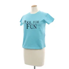 【新品】エムエムシックス MM6 コットン クルーネック 半袖Ｔシャツ ライトブルー【サイズXS】【レディース】のサムネイル