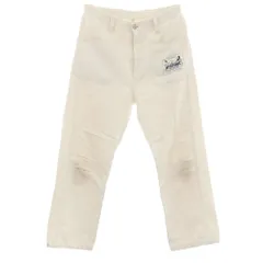【中古】ヒステリックグラマー HYSTERIC GLAMOUR コットンリネン ワークパンツ アイボリー【サイズS】【メンズ】のサムネイル