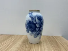KO267307341 大倉陶園　花瓶　ブルーローズ　縦約23cmのサムネイル