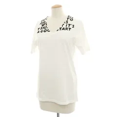 【新品】エムエムシックス MM6 コットン SIDA エイズモチーフ Vネック 半袖Ｔシャツ ホワイト【サイズXS】【レディース】のサムネイル