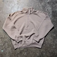 AURALEE 19aw BAGGY POLYESTER SWEAT HALF ZIP ハーフジップ ブラウン 5 オーラリー a9ap02puのサムネイル