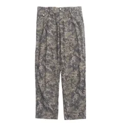 ■美品■DOLCE&GABBANA ドルチェアンドガッバーナ パンツ サイズ46 モザイク カモ コットン テーパード ツータック ブランド古着【中古】20250613/RA5116のサムネイル