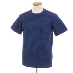 【中古】ジョゼフオム JOSEPH HOMME トリアセテートポリエステル ワッフル クルーネック 半袖ポケットTシャツ ライトネイビー【サイズ46】【メンズ】のサムネイル