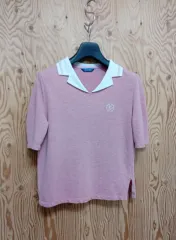 キース 正規品 レディース オープンカラー バイカラー 半袖 ニット Tシャツ 85のサムネイル