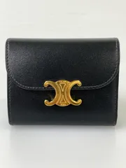 【中古品】 CELINE セリーヌ トリオンフ スモールフラップウォレット 財布 【181-260811-hu-17-min】のサムネイル