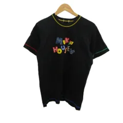 ミキハウス mikihouse Tシャツ カットソー 黒 ブラック ロゴ刺繍 半袖 バイカラー /KK ■GY18のサムネイル
