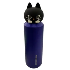 186000 Starbucks スターバックス 2024ハロウィン限定 黒猫ステンレスボトルのサムネイル