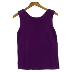 UNTITLED アンタイトル 前後2WAY ニットタンクトップ size2/パープルのサムネイル