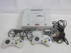  中古品 ゲーム セガ サターン 本体 HST-3220 コントローラー付きのサムネイル