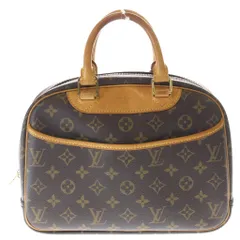 LOUIS VUITTON (ルイヴィトン) モノグラム トゥルーヴィル PVC レザー ハンドバッグ ブラウン M42228のサムネイル