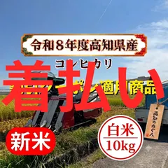 R8年産玄米20kg】“黄金色の玄米”自家栽培低農薬 高知県産 コシヒカリ