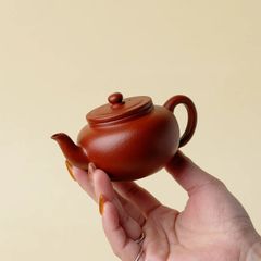 宜興 紫砂茶壺 朱泥 カボチャ（箱付き） - メルカリ