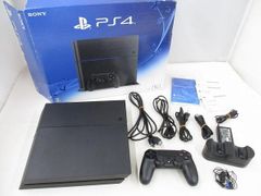 【中古品】 ゲーム プレイステーション4 PS4本体 CUH-1200B ジェットブラック 動作品 箱・説・周辺機器付きのサムネイル