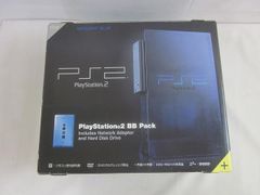 【まとめ売り 中古品】 ゲーム プレイステーション2 PS2 本体 SCPH-50000 ミッドナイトブルー 動作品 箱付きのサムネイル