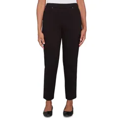 アルフレッド ダナー レディース ボトムス カジュアルパンツ ニット Womens Alfredunner Stretch Ponte Knit Average Length Pants Blackのサムネイル