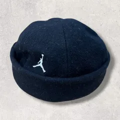 NIKE JORDAN BRAND XL ロールキャップ ブラック ジャンプマン フィッシャーマンキャップ ビーニー 帽子 ナイキ ジョーダンのサムネイル