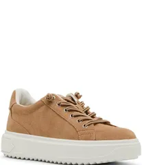 ブロンド レディース ボトムス カジュアルパンツ プラットフォーム スニーカー スエード Blondo Greer Suede Wateresistant Platform Sneakers Almoのサムネイル
