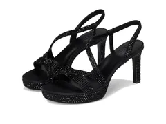 ナチュライザー レディース シューズ ヒール サンダル Naturalizer Abby Dressandals Black Satin ブラックのサムネイル