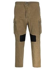 バルマン メンズ ボトムス カジュアルパンツ BALMAIN パンツ Military Green グリーン