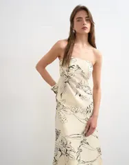 トップショップ レディース トップス タンクトップ フラワー柄 フラワー Topshop scarf bandeau top and ivory sketched floral part of a sのサムネイル