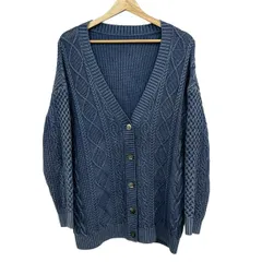 GRACE CONTINENTAL(グレースコンチネンタル) カーディガン サイズ36 S レディース - ブルー 長袖のサムネイル