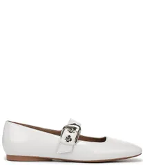 ナチュライザー レディース シューズ パンプス レザー Naturalizer Cosmic Leather Mary Jane Flats Warm White ホワイトのサムネイル