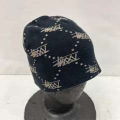 ステューシー 00s 25周年 ロゴ総柄 モノグラム コットンニット ビーニー メンズ - ISItems【USED】【古着】【中古】50165323のサムネイル