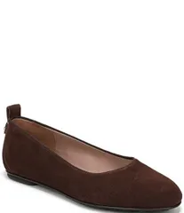 ナチュライザー レディース シューズ パンプスエード Naturalizer Ava Suede Round Toe Ballet Flats Chocolate Bar チョコレートのサムネイル