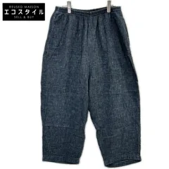 Porter Classic　ポータークラシック　PC-049-1271 グレー SASHIKO LINEN PEACE PANTS イージーワイドパンツ　XLのサムネイル