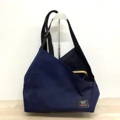 美品 AYANOKOJI Sarei/アヤノコウジ サレイ ショルダーバッグ がま口 ネイビー/紺色 京都 日本製[OA05840]のサムネイル