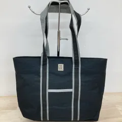 MICHEL KLEIN/ミッシェルクラン トートバッグ ブラック/黒 ロゴプレート キャンバス調 肩掛け カバン/鞄[OA05870]のサムネイル