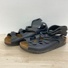 美品 BIRKENSTOCK/ビルケンシュトック サンダル 35(22.5cm相当) L4 ブラック系 ストラップサンダル ドイツ製[OL01205]