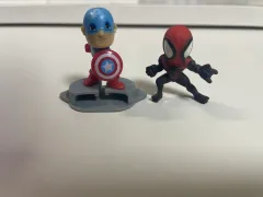 MARVEL（マーベル）KEEN（キーン）ジョイ スパイダーマン キャップ（キャプテン） フィギュア まとめのサムネイル