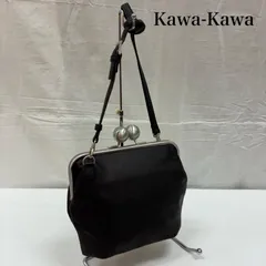 カワカワ がま口 斜め掛け クロスボディ スクエア レザー ショルダー バッグ レディース - ISItems【USED】【古着】【中古】50165370のサムネイル