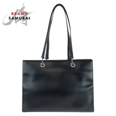 美品 CARTIER カルティエ ヴィンテージ パンテール ブラック 黒 シルバー金具 レザー トートバッグ ショルダーバッグ レディース 603742【中古】のサムネイル