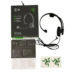 Razer Tetra 片耳 ヘッドセット 3.5mm 超軽量 左右どちらでも使用可能なマイク 会議通話 ボイスチャット ゲーミング PC PS4 PS5 Switch スマホ テレワーク 在宅勤務 【日本正規代理店保証品】 RZ04-029201006111のサムネイル