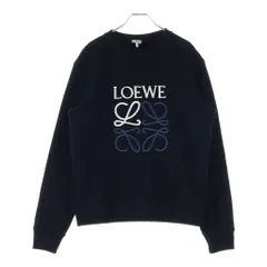 LOEWE (ロエベ) アナグラム刺繍 クルーネックスウェットトレーナー ブラック H526Y24J07のサムネイル