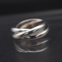 MEIAN シルバー 925 3連クロスリング メンズ MEIAN シルバー 925 3連クロスリング メンズ - メルカリ