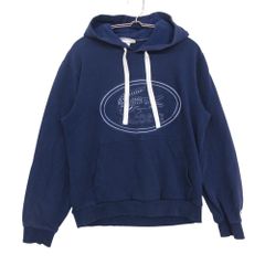 LACOSTE 라코스테 파커 사슴의 땅 스웨트 푸디 로고 자수 풀오버 탑스 다크 블루 4[L] 맨즈 [중고]
