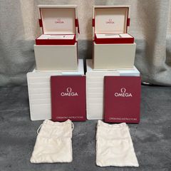 【空箱】OMEGA オメガ ヴィンテージ 赤 2個セット 時計用付属品 C117 空箱】OMEGA オメガ ヴィンテージ 赤 2個セット 時計用付属品 C117